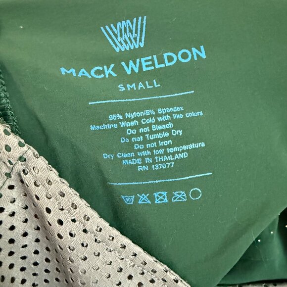 Mack Weldon Evergreen Nylon Performance Tech Chino Vented Shorts Mens Size Small - Picture 4 of 5